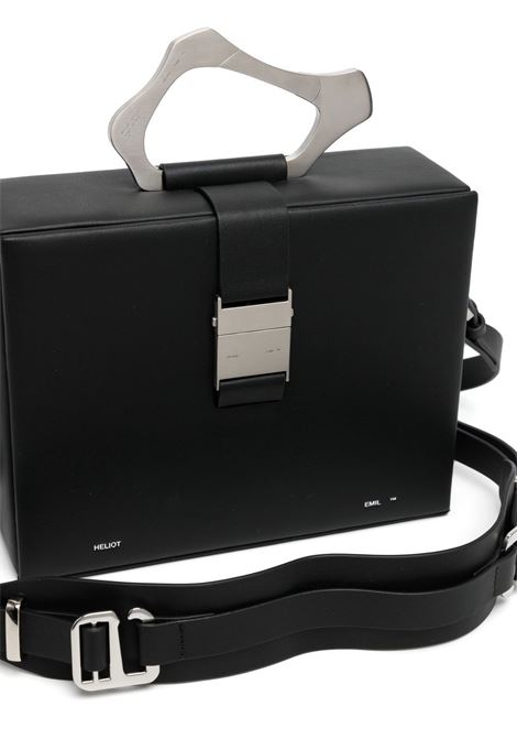 Borsa tote soley box in nero Heliot Emil - uomo HELIOT EMIL | HE1541L03BLK01